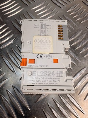 Beckhoff EL2624 4 Kanal Relais Ausgangsklemme EtherCAT SPS Modul 125VAC 30VDC