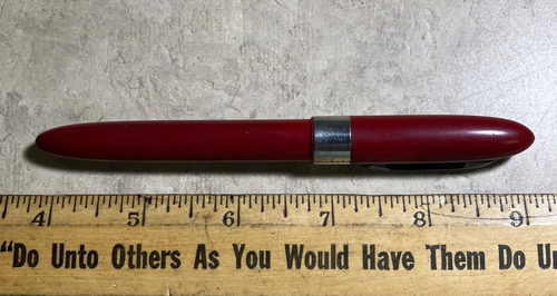 Da tenuta - Penna fineline Sheaffer rossa vintage - Leggi desc.! - Foto 3 di 5