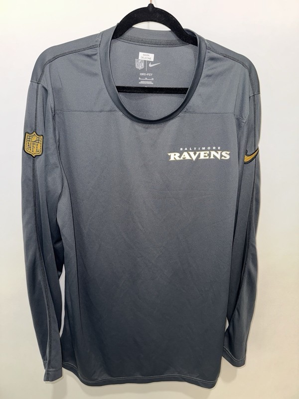 BALTIMORE RAVENS NFL 2024 Team Issued COACH FIELD WORN Dri-fit T Shirt Size XXL