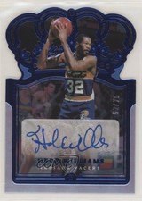 2021-22 Panini Crown Royale Blue 52/75 Herb Williams #CA-HWL Auto s3g