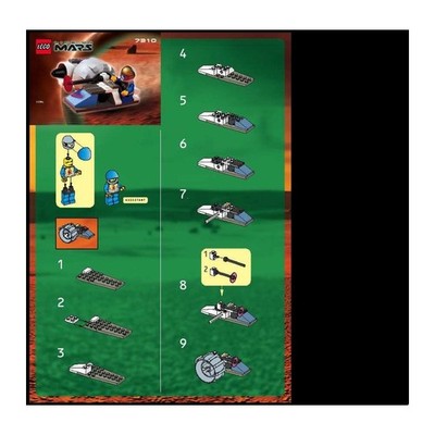 Lego Instructions ONLY Life on Mars, Mono Jet, 7310 Ins. 8