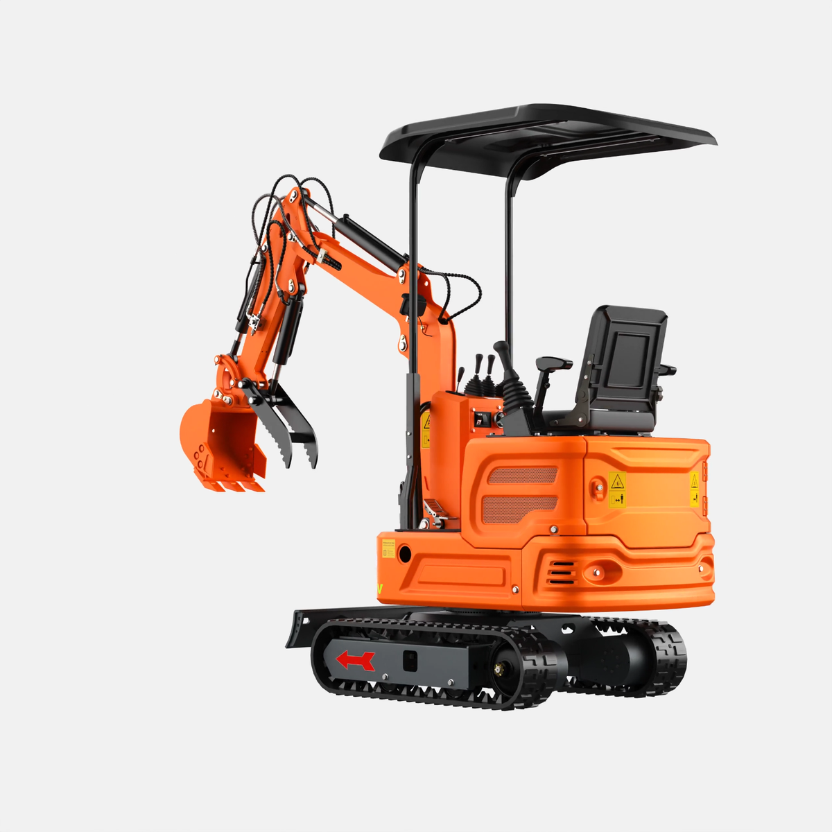 Free shipping.Mini excavator.Bili Tong gasoline engine.Radiator