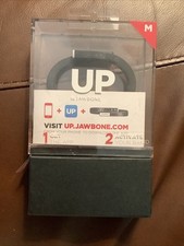 Up by Jawbone Wireless Wristband Activity Tracker Onyx Black Medium Sealed