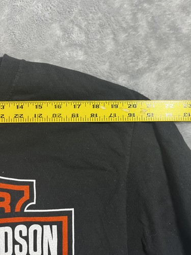 Harley Davidson T Shirt Uomo L Nera San Diego California Biker Beach Vintage USA - Foto 4 di 8