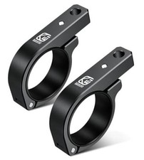 2 PCS UTV Light Bar Mounts, Solid Aluminium Alloy LED Light Mounting Brackets