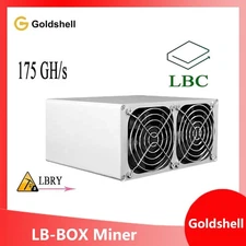 Goldshell LB BOX LBRY ASIC Crypto Miner 175GH/s 162W 0.92W/G with Power Supply