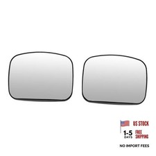 2Pcs Hood Mirror Glass Convex Compatible with 2008-2017 Freightliner 2 Pcs