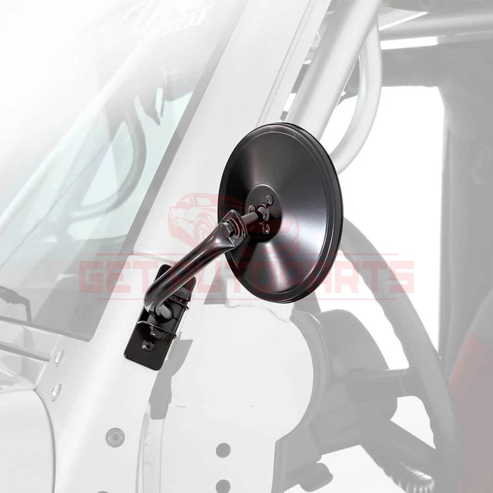 Espejo retrovisor exterior Smittybilt negro para Jeep Wrangler 97-06, 07-14 Foto 2 de 3