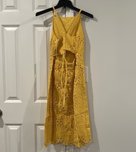 NWT Andie The Roatan Midi Dress Gold Women’s Small - Picture 7 of 10