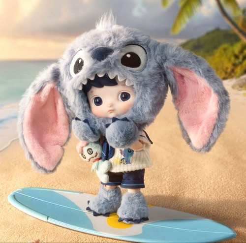 POP MART HACIPUPU Disney Stitch Doll 1/8 action figure altezza 20 cm dal Giappone - Foto 3 di 8