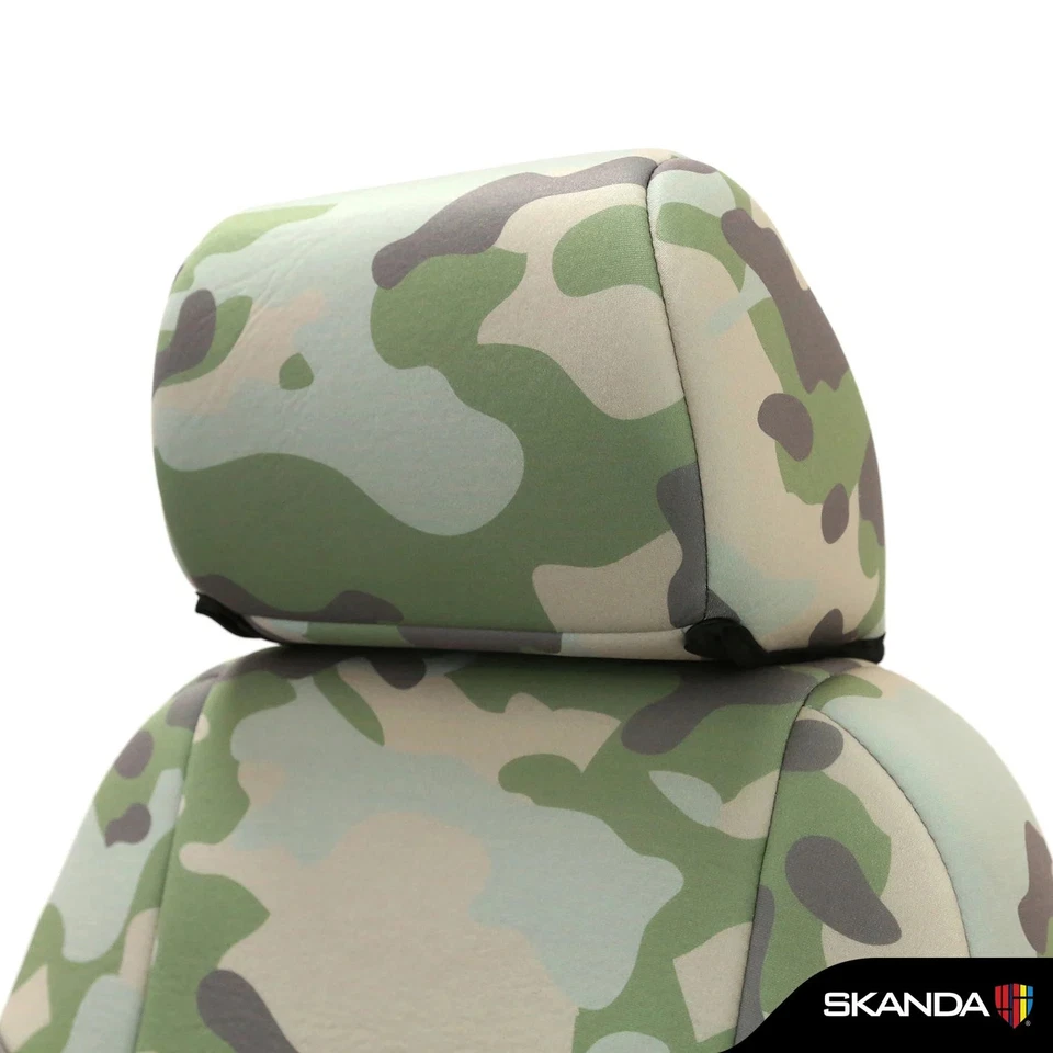 For Kia Rondo 07-10 Coverking Traditional 2nd Row Camo Jungle Custom Seat Covers Foto 2 de 4