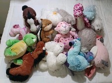 Toy Lot of 15 Ganz Plush Stuffed Animals with Webkinz