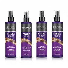 4 Pack John Frieda Frizz Ease Leave In Conditioner 8oz Smooth Hair