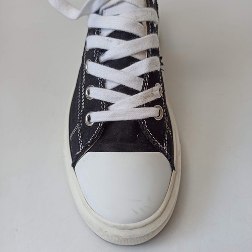 Arne Homerun Men's Canvas Low Trainers with Bag - Black - Size 8 UK - Picture 10 of 23