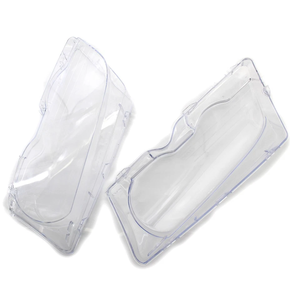 Pair Front Headlight Lens Cover for 1999-2003 BMW E46 2DR / 2001-2006 M3 Clear Foto 3 de 4