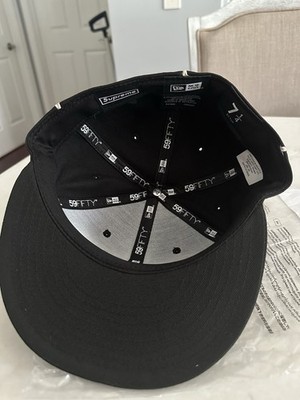 帽子 Supreme Piping Script Logo New Era Black Supreme Piping Script Logo New Era (SS25) - $54