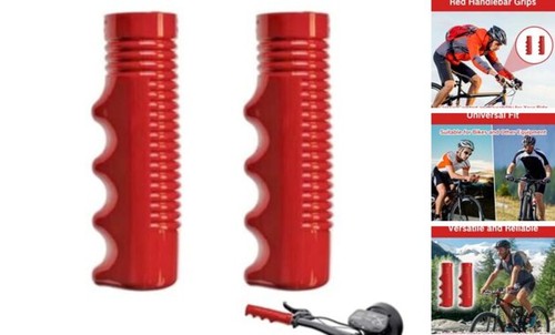NIIIYTYB Tricycle Handlebar Grips 3/4 Inch Bicycle Grip for 1 Pair of Bike red - Picture 1 of 8