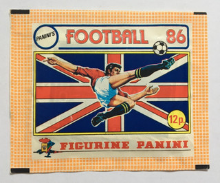 Panini UK Football 86 Football Sticker Packet x1 (Sealed) TOP