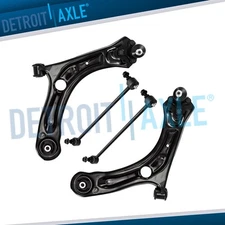 FWD Front Lower Control Arms w/Ball Joints Sway Bars for 2012-2022 Passat Beetle