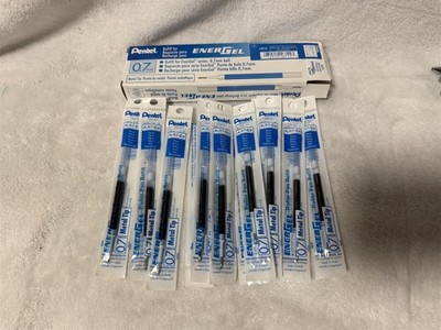 PENTEL BLUE REFILL INK FOR ENERGEL LIQUID GEL PEN 0.7MM BOX OF 12
