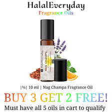 Nag Champa Fragrance / Body Oil - Premium Quality Scent Roll On - 1/3 oz 10ml