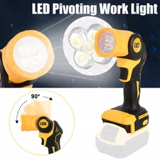 Cordless Led Work Light For Dewalt 20V Battery,Portable Flood Light Flashlight