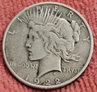 1922 D Peace Dollar #58