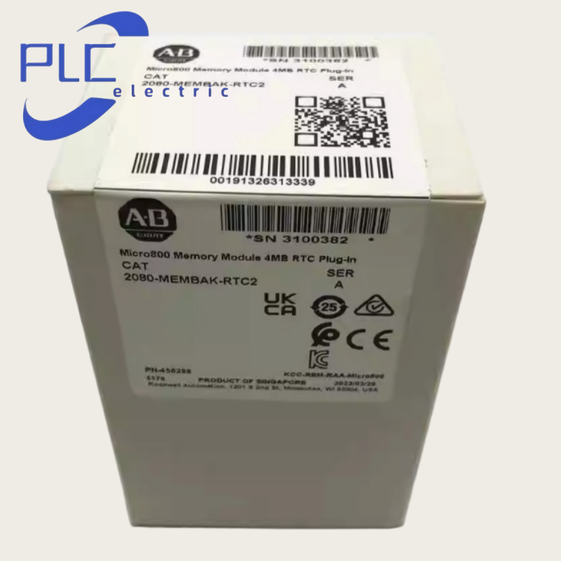 2080-MEMBAK-RTC2 1PCS NEW Allen Bradley Micro800 Memory Module 4MB RTC Plug-In