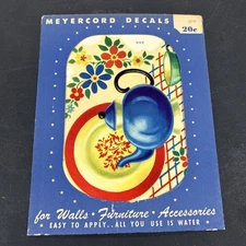 Vintage Meyercord Decal 874-B Teapot
