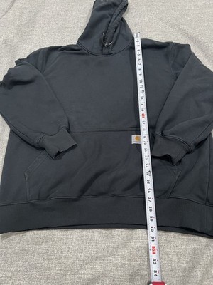Carhartt Rain Defender Black Pullover Hoodie XL Original Fit Men's
