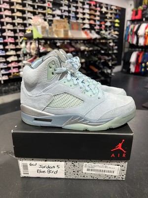 Size 6 - Air Jordan 5 Retro Blue Bird W PRE-OWNED 195243499084| eBay