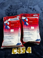 2x Janitized Vacuum Bags Windsor Versamatic CW100 Javelin 14/18 10-Pack Sealed