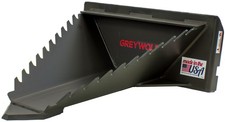 GreyWolf Mini Skid Steer Stump Bucket - 24" Wide - Made in USA