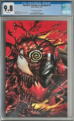 Absolute Carnage vs Deadpool #1 CGC 9.8 Universal Blue Label