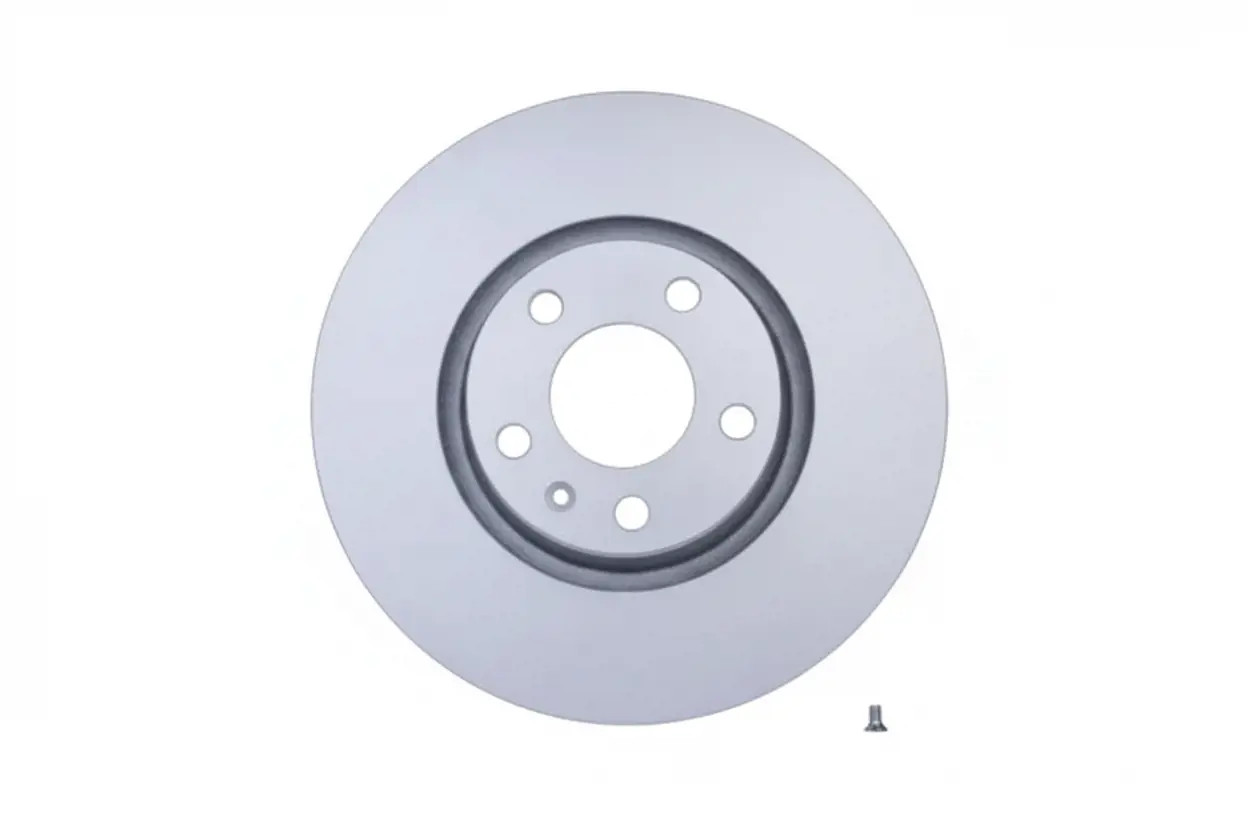 HELLA 8DD 355 111-141 Disco freno con ventilazione esterna, rivestito, senza bullone fissaggio ruota - Immagine 2