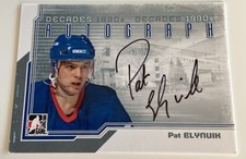 🚨🚨Damage!!-NHL Card-Pat Elynuk-Decades Autograph-ITG 2012