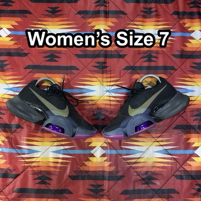 Nike Women's Size 7 Air Zoom SuperRep 2 Black Shoes CU5925-010