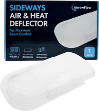 Sideways Floor Wall Air Vent Deflector for under Furniture Heat Air Deflecting