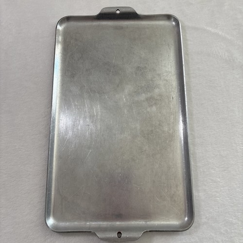 Vintage Heavy Duty Aluminum Griddle Baking Pan Roaster Sheet 16"×10" Unmarked