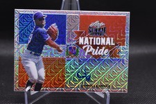 Eddys Leonard Auto 2021 Leaf Metal Draft National Pride Silver Mojo Dodgers