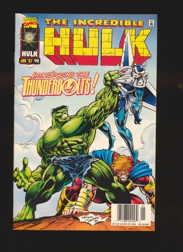 Incredible Hulk # 449 Newsstand - 1st Thunderbolts NM- Cond
