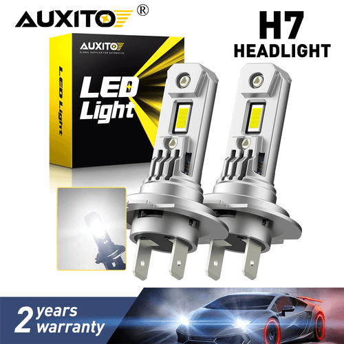 AUXITO LED High/Low Beam Conversion Kit H7 Headlight Bulbs Super Bright 6500K 2x - Picture 1 of 12