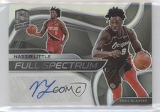 2020-21 Panini Spectra Full Spectrum Signatures 2/49 Nassir Little Auto s5j