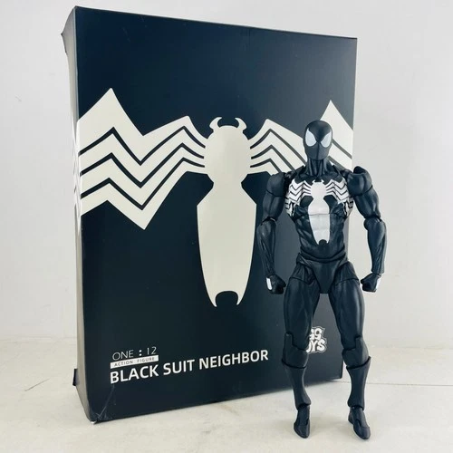 Spider-Man Black Suit Neighbor Symbiote Parker Venom 6" Action Figure Toy Gift - product listing photo