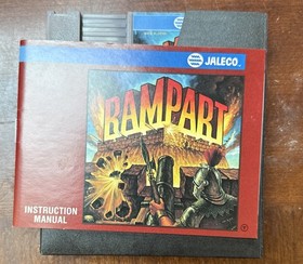 Rampart Nintendo NES Video Game Complete in Box