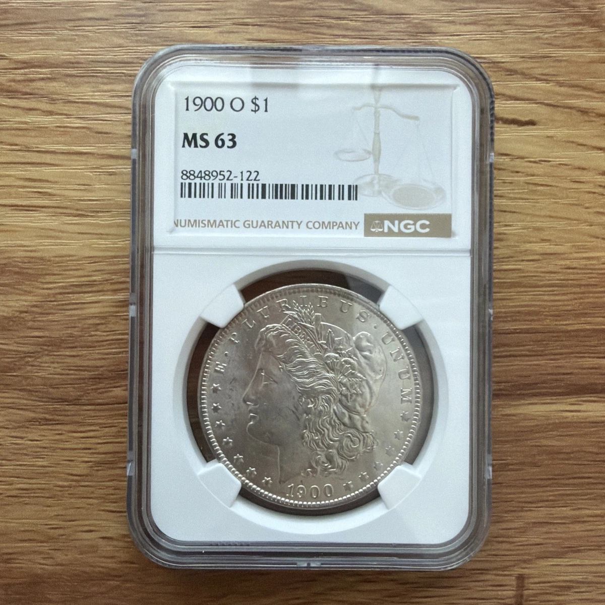 ☆希少 ワンランク上☆ 1900-O MS63+ モルガン 銀貨 PCGS ☆希少