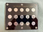 Roosevelt Dime Silver Proof Set 1950-1964 - 15 coins
