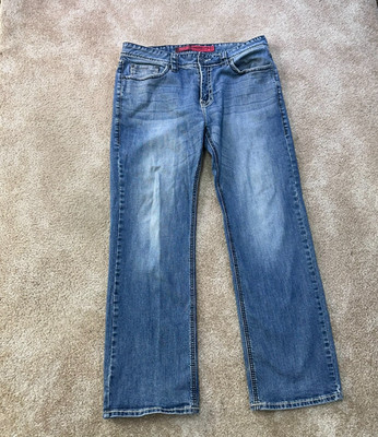 Rock and Roll Cowboy Double Barrel relaxed Straight Jeans Men's 34x32