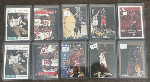 Michael Jordan Lot (x10) Skybox Premium, Bowmans Best, Fleer, Upper Deck +