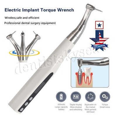 USA Dental Wireless Implant Electric Torque Wrench Handpiece Driver 360° Rotate